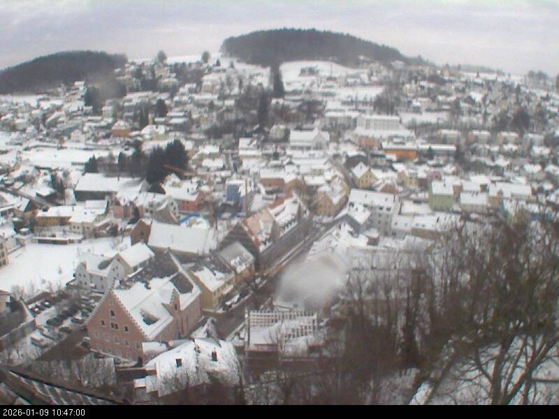 Archiv Foto Webcam Blick auf Falkenstein (Cham)