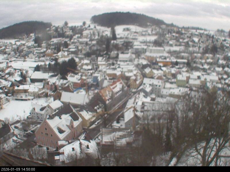 Archiv Foto Webcam Blick auf Falkenstein (Cham)