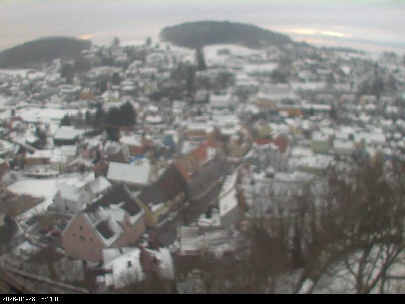 Archiv Foto Webcam Blick auf Falkenstein (Cham)