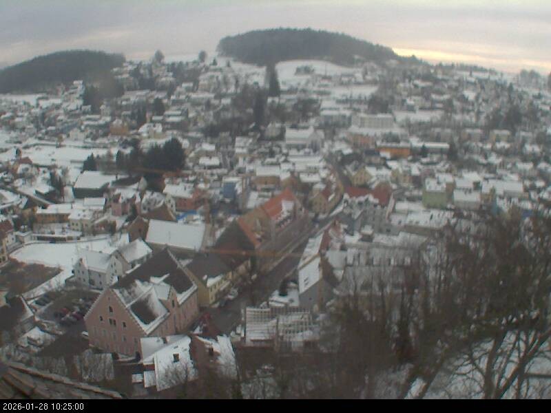Archiv Foto Webcam Blick auf Falkenstein (Cham)