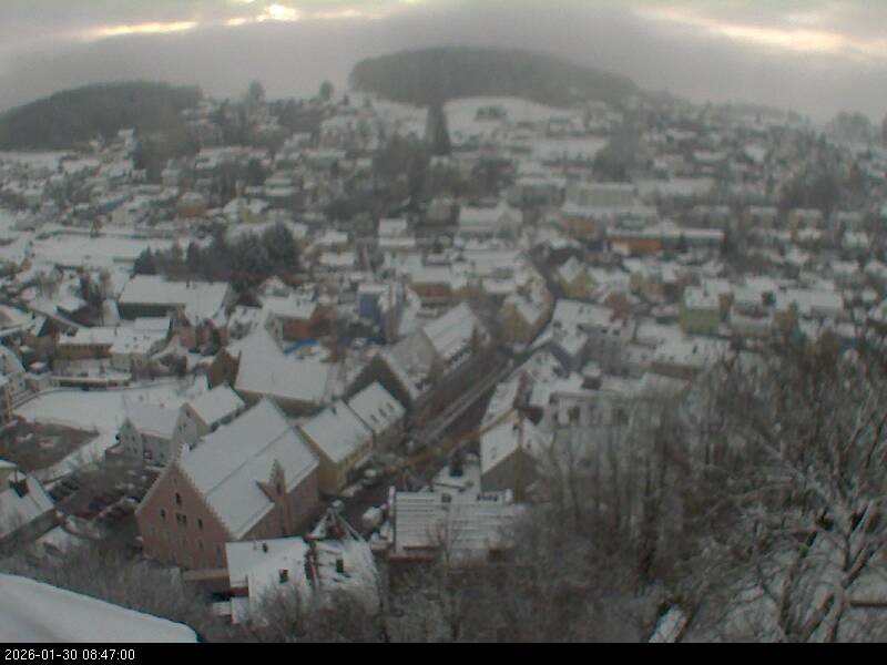 Archiv Foto Webcam Blick auf Falkenstein (Cham)
