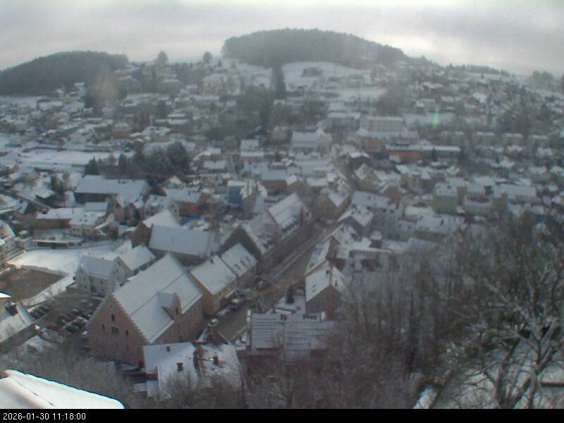 Archiv Foto Webcam Blick auf Falkenstein (Cham)