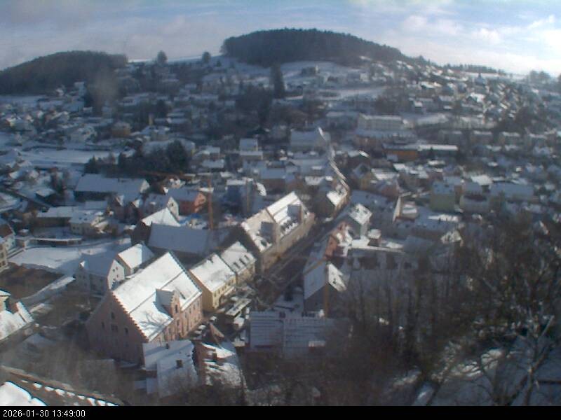 Archiv Foto Webcam Blick auf Falkenstein (Cham)
