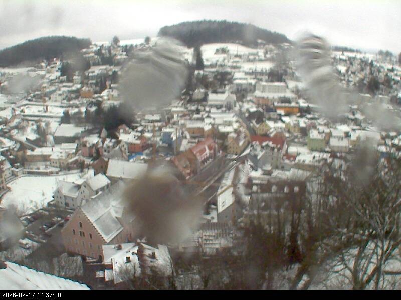 Archiv Foto Webcam Blick auf Falkenstein (Cham)