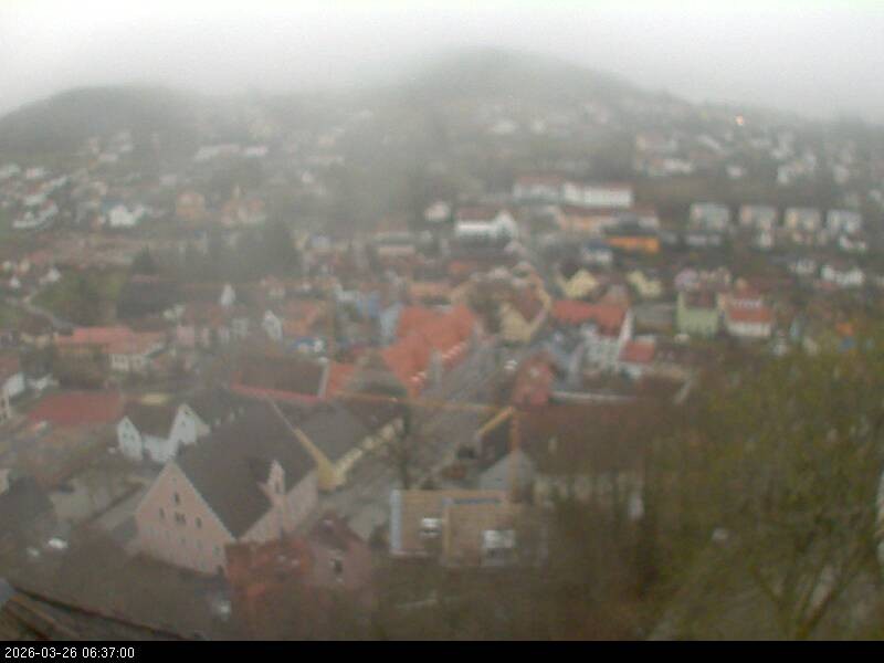 Archiv Foto Webcam Blick auf Falkenstein (Cham)