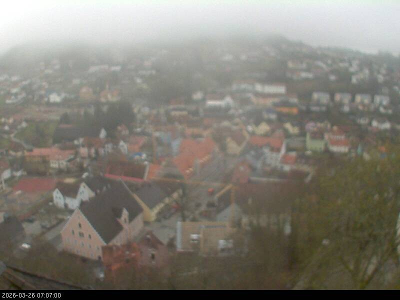 Archiv Foto Webcam Blick auf Falkenstein (Cham)