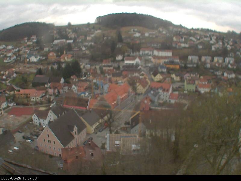 Archiv Foto Webcam Blick auf Falkenstein (Cham)