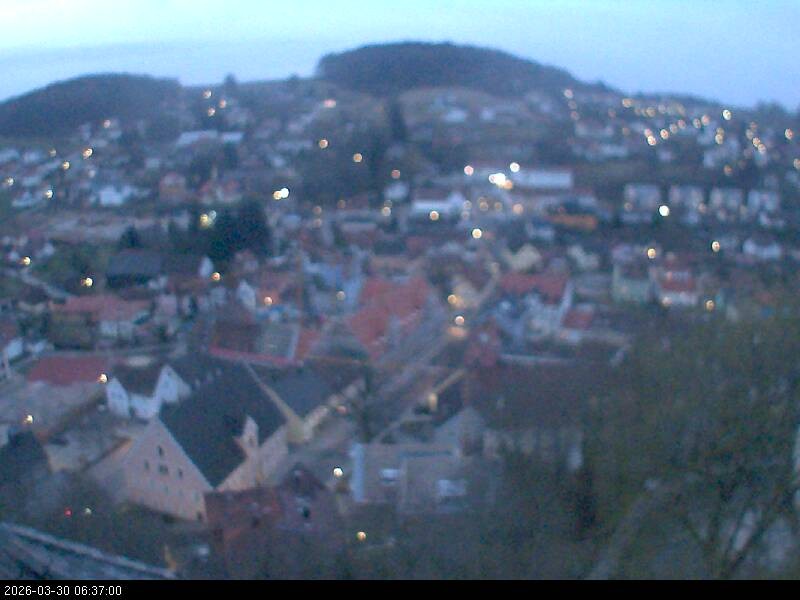 Archiv Foto Webcam Blick auf Falkenstein (Cham)