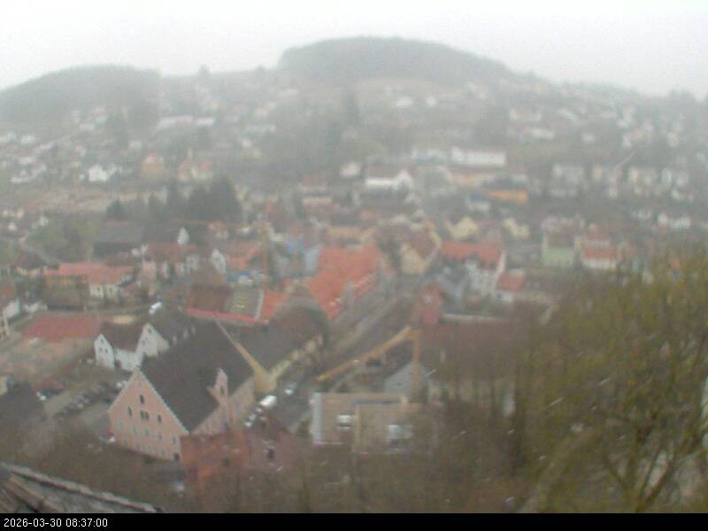 Archiv Foto Webcam Blick auf Falkenstein (Cham)