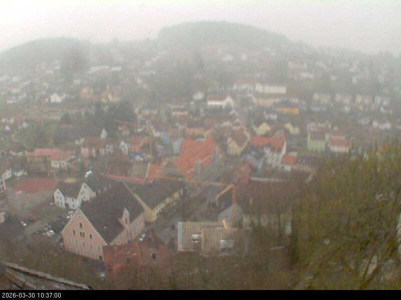 Archiv Foto Webcam Blick auf Falkenstein (Cham)