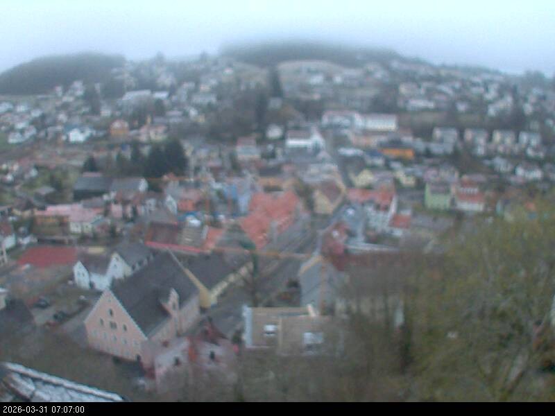 Archiv Foto Webcam Blick auf Falkenstein (Cham)