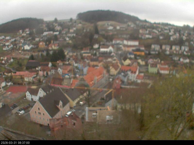 Archiv Foto Webcam Blick auf Falkenstein (Cham)