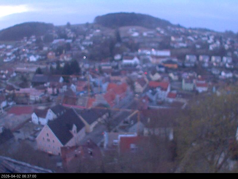 Archiv Foto Webcam Blick auf Falkenstein (Cham)