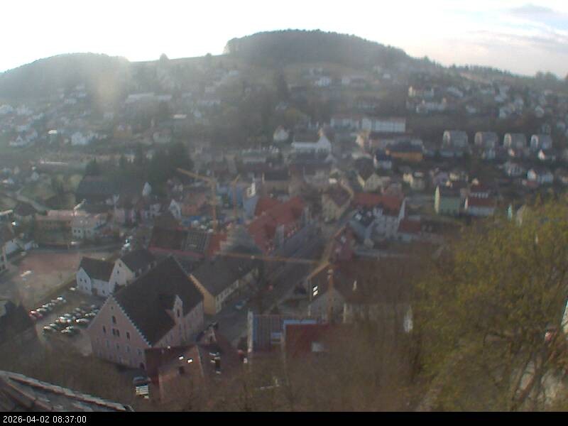 Archiv Foto Webcam Blick auf Falkenstein (Cham)