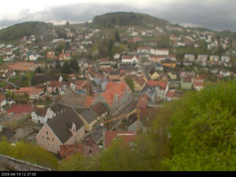 Archiv Foto Webcam Blick auf Falkenstein (Cham)