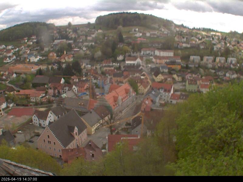 Archiv Foto Webcam Blick auf Falkenstein (Cham)