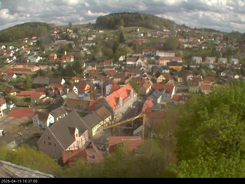 Archiv Foto Webcam Blick auf Falkenstein (Cham)