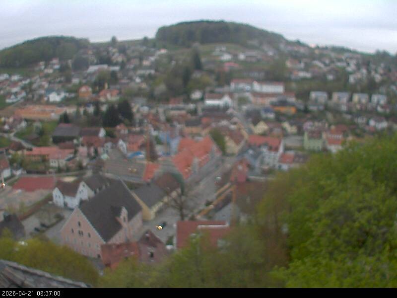 Archiv Foto Webcam Blick auf Falkenstein (Cham)