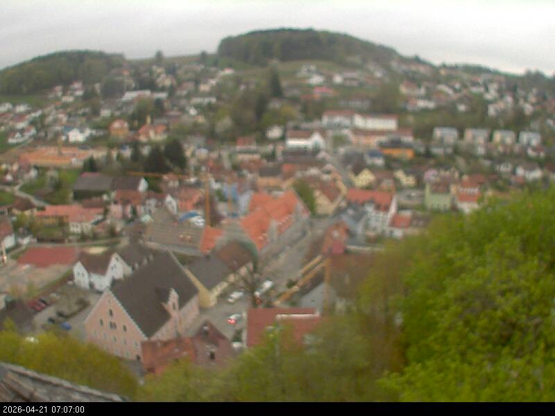Archiv Foto Webcam Blick auf Falkenstein (Cham)