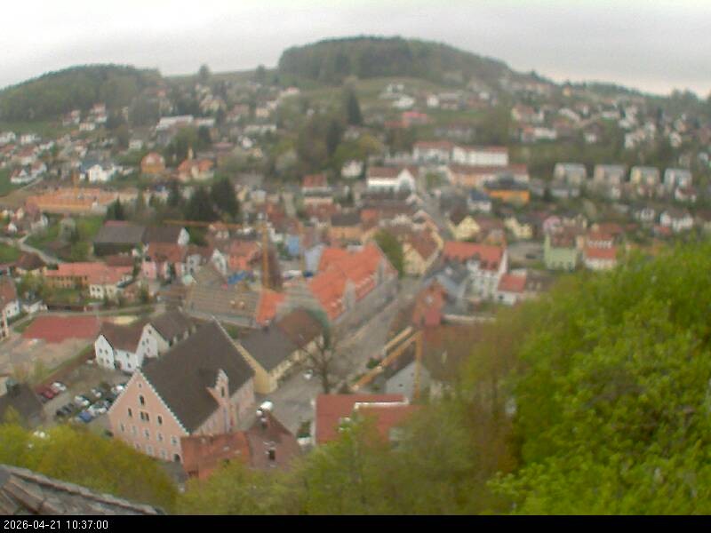 Archiv Foto Webcam Blick auf Falkenstein (Cham)