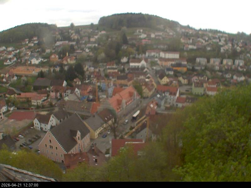 Archiv Foto Webcam Blick auf Falkenstein (Cham)