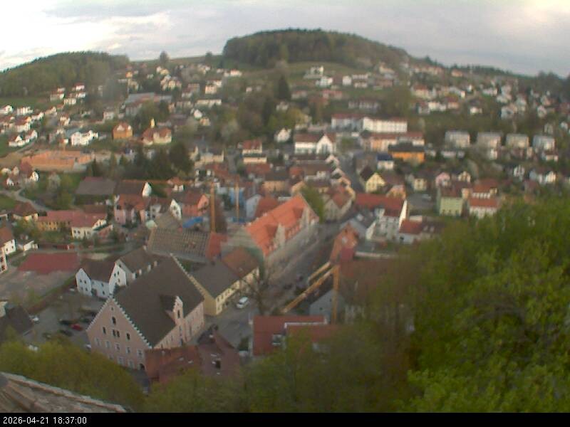 Archiv Foto Webcam Blick auf Falkenstein (Cham)