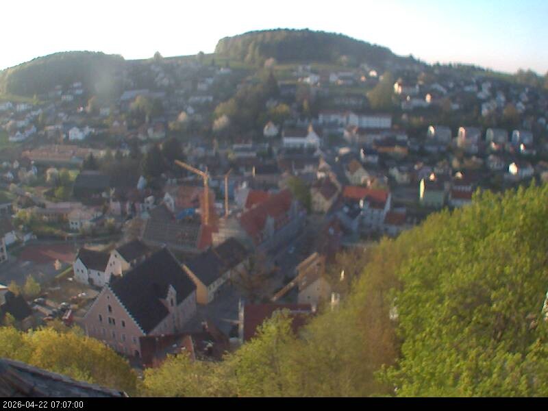 Archiv Foto Webcam Blick auf Falkenstein (Cham)
