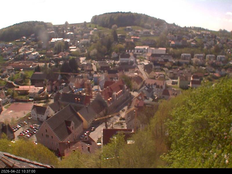 Archiv Foto Webcam Blick auf Falkenstein (Cham)