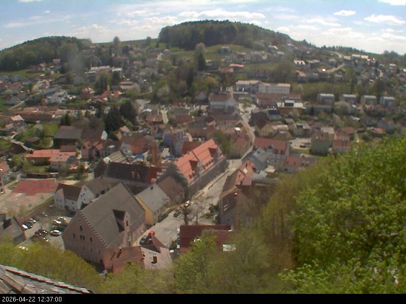 Archiv Foto Webcam Blick auf Falkenstein (Cham)