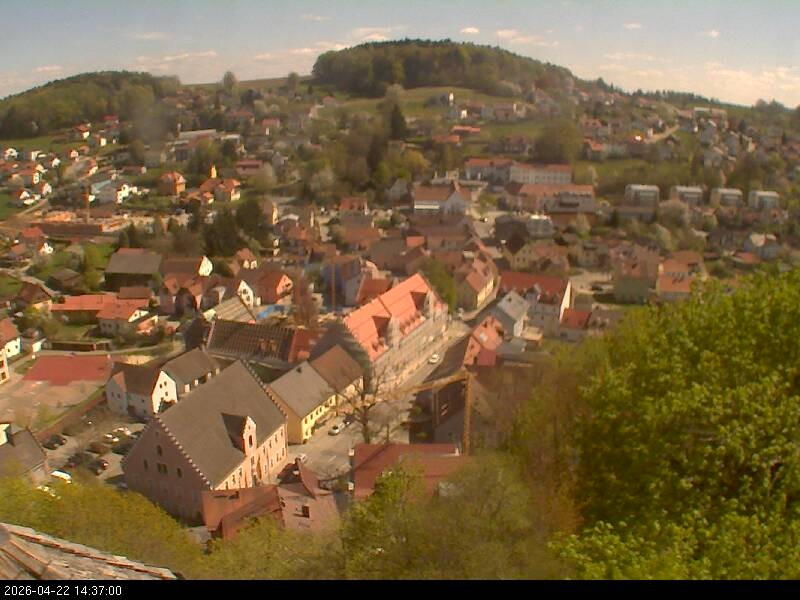 Archiv Foto Webcam Blick auf Falkenstein (Cham)