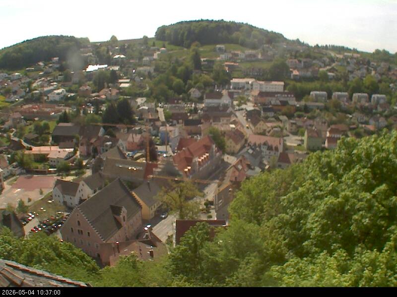 Archiv Foto Webcam Blick auf Falkenstein (Cham)