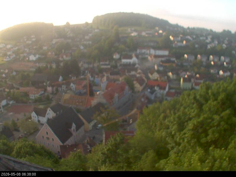 Archiv Foto Webcam Blick auf Falkenstein (Cham)