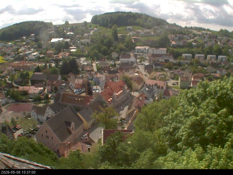 Archiv Foto Webcam Blick auf Falkenstein (Cham)