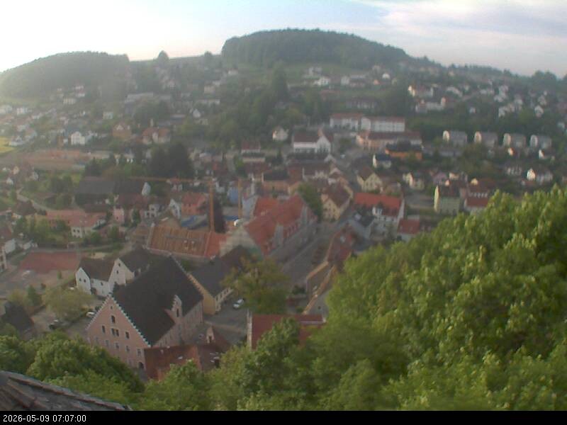 Archiv Foto Webcam Blick auf Falkenstein (Cham)