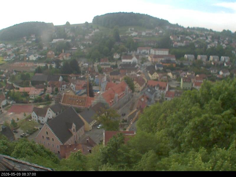Archiv Foto Webcam Blick auf Falkenstein (Cham)