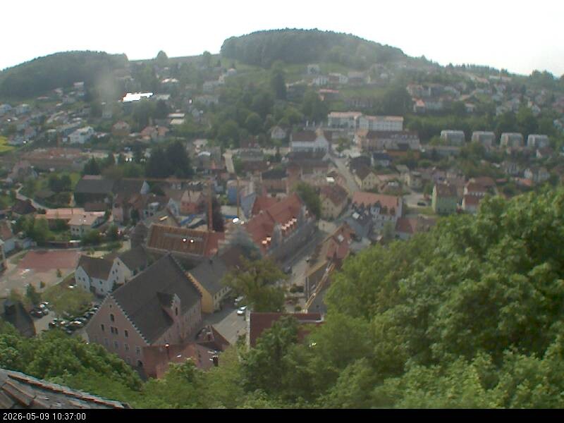 Archiv Foto Webcam Blick auf Falkenstein (Cham)