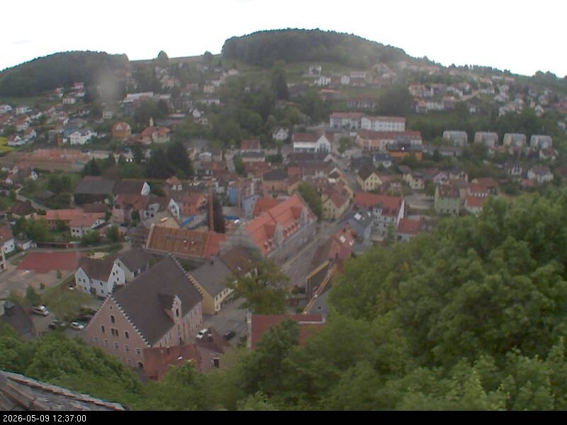 Archiv Foto Webcam Blick auf Falkenstein (Cham)