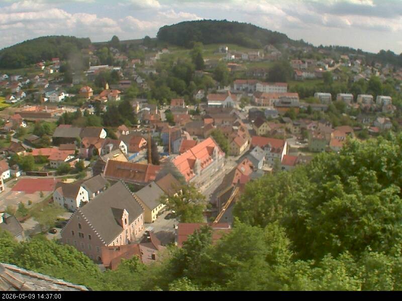 Archiv Foto Webcam Blick auf Falkenstein (Cham)