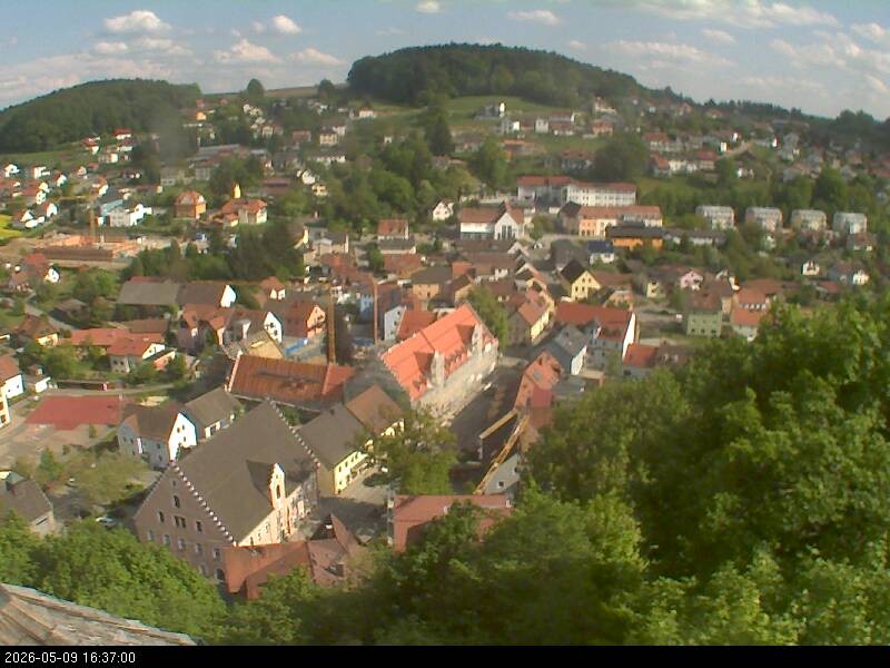 Archiv Foto Webcam Blick auf Falkenstein (Cham)