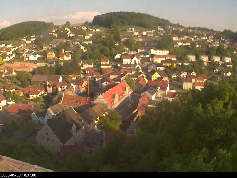 Archiv Foto Webcam Blick auf Falkenstein (Cham)