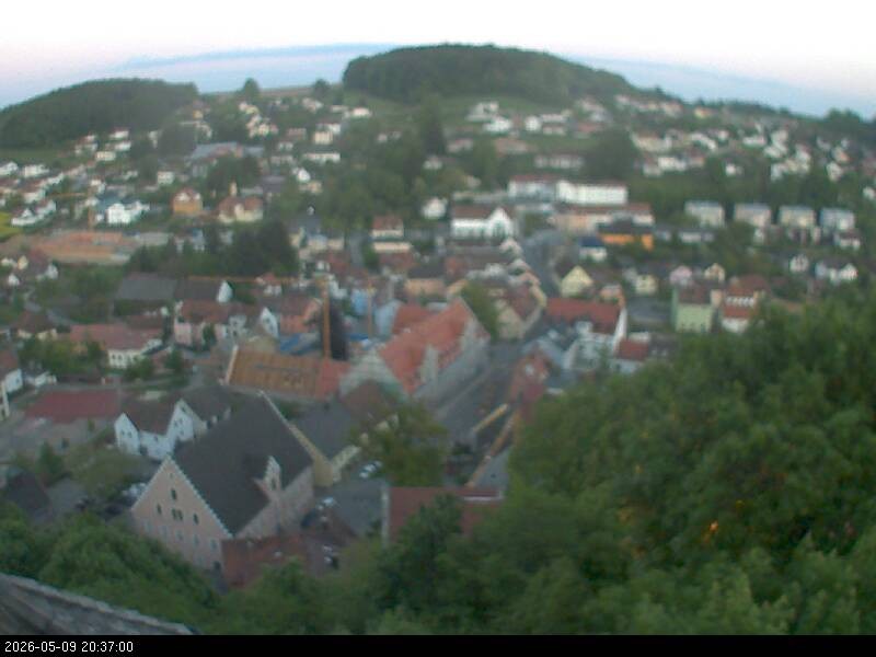 Archiv Foto Webcam Blick auf Falkenstein (Cham)
