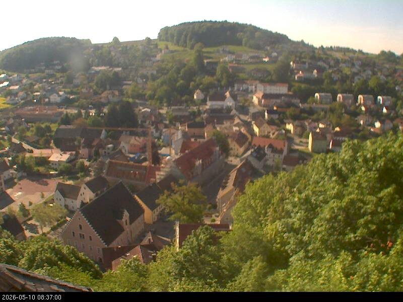 Archiv Foto Webcam Blick auf Falkenstein (Cham)