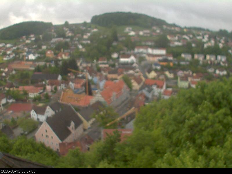 Archiv Foto Webcam Blick auf Falkenstein (Cham)