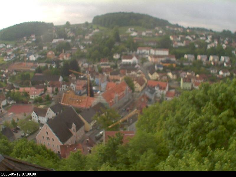 Archiv Foto Webcam Blick auf Falkenstein (Cham)