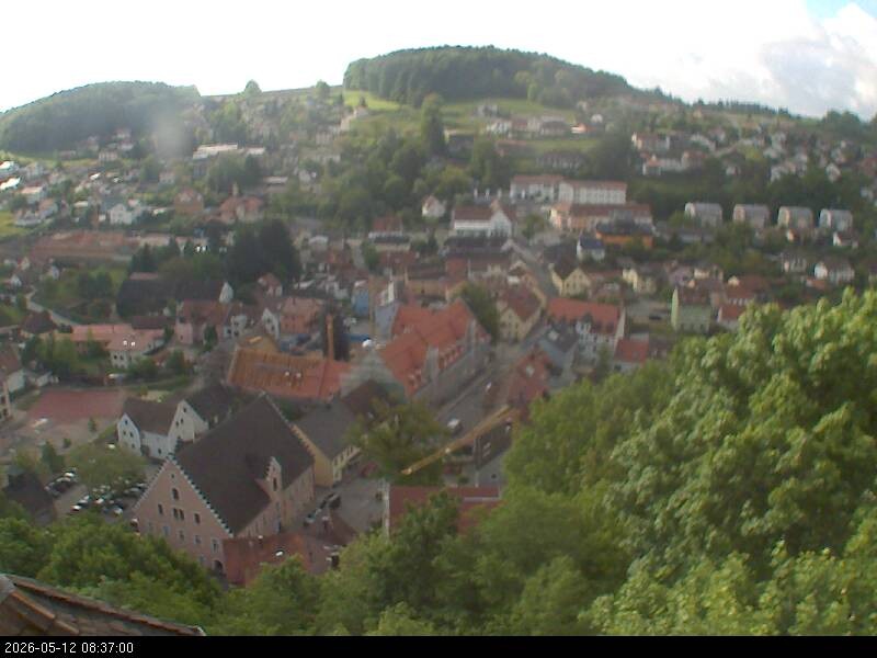 Archiv Foto Webcam Blick auf Falkenstein (Cham)