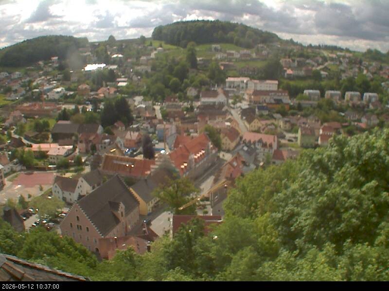 Archiv Foto Webcam Blick auf Falkenstein (Cham)