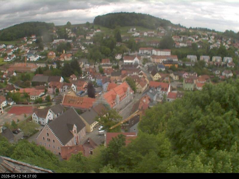 Archiv Foto Webcam Blick auf Falkenstein (Cham)