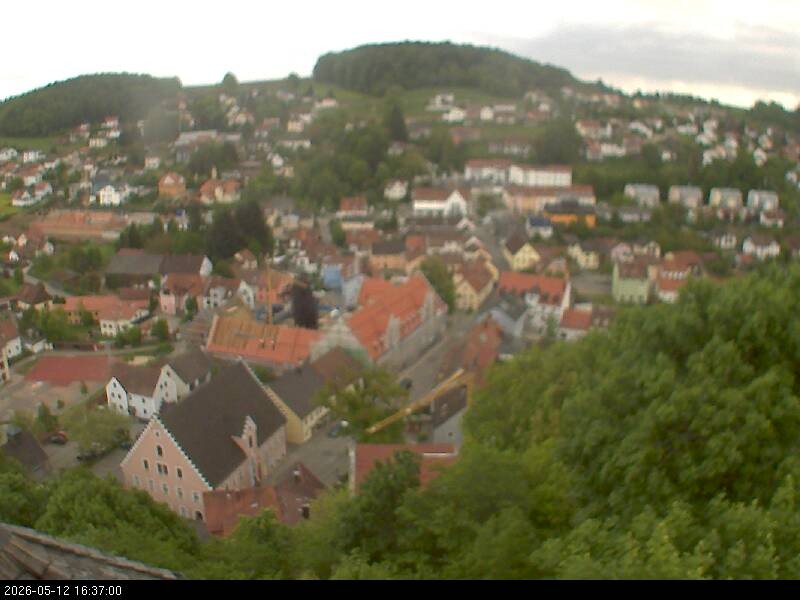 Archiv Foto Webcam Blick auf Falkenstein (Cham)