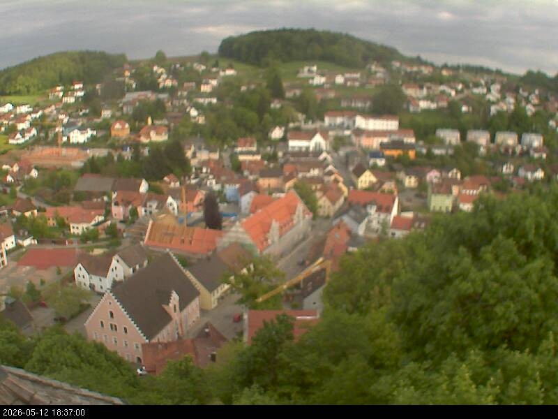 Archiv Foto Webcam Blick auf Falkenstein (Cham)