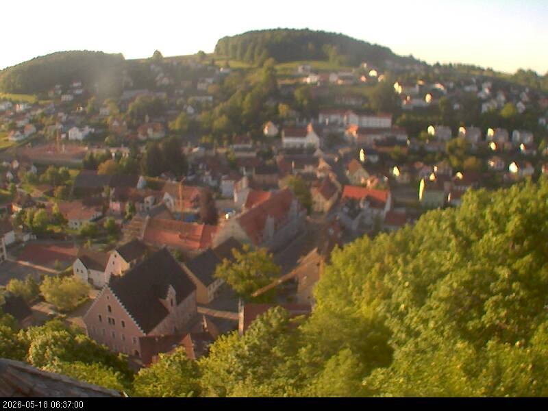 Archiv Foto Webcam Blick auf Falkenstein (Cham)